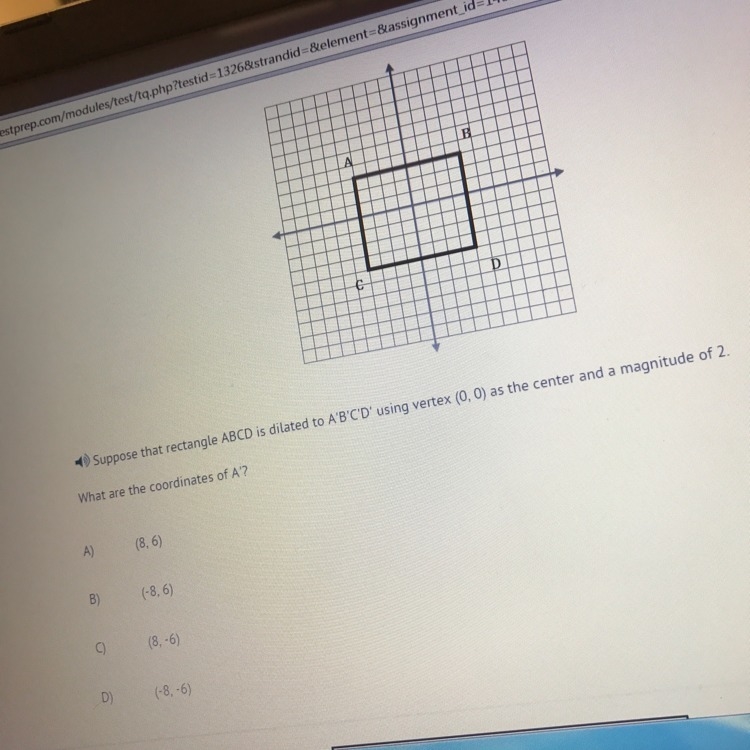 What is the coordinate of A?-example-1