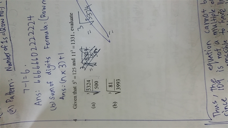 given that 5^3 =125 and 11^3 =1331, evaluate the cube root of 5324÷500, and the cube-example-1