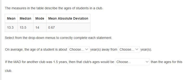 Please help........................... On average, the age of a student is about A-example-1