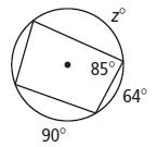 What is the value of Z? A:77 B:95 C:126 D:154-example-1