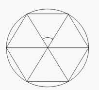 A jewelry designer is working with a design that is a regular hexagon inscribed in-example-1