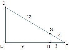 (10th grade GEOMETRY help) To prove that △DFE ~ △GFH by the SAS similarity theorem-example-1