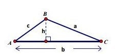 Which equation represents the area of ΔABC? A) A = 1/2 bc(sin A) B) A = 1/2 ba(sin-example-1