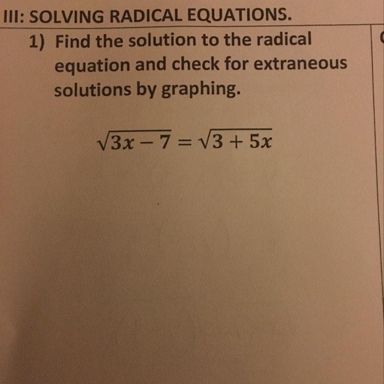 Solving radical equations How to solve radical equations-example-1