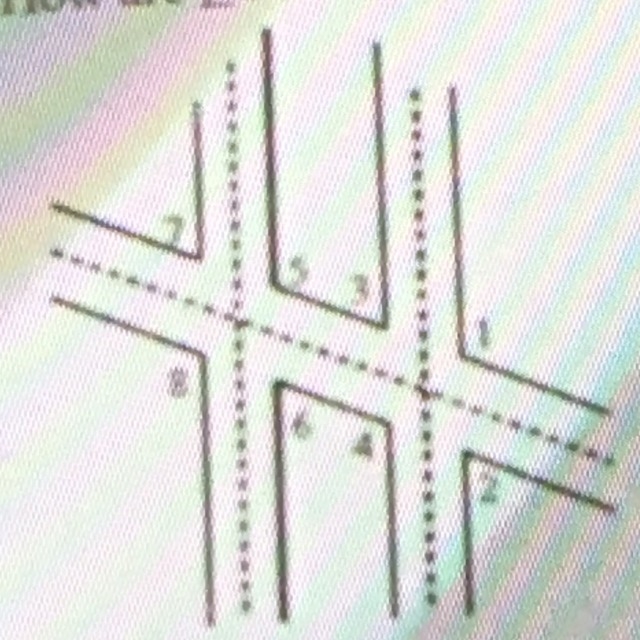 This diagram of airport runway intersections shows two parallel runways. A taxi way-example-1