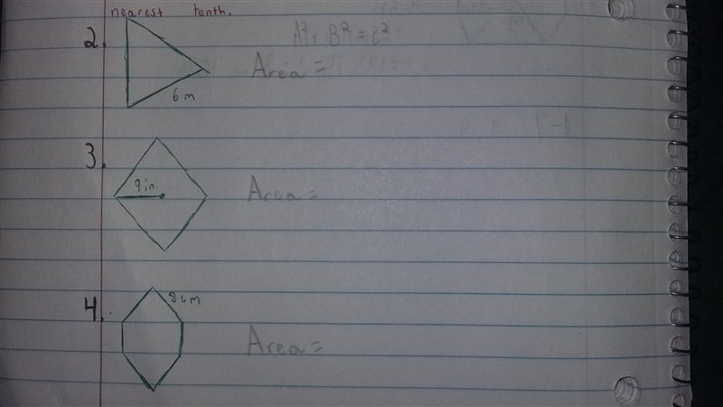 How do I find the area of each regular polygon.-example-1