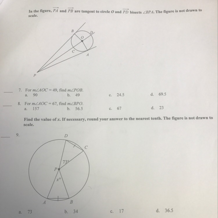 Help Me With These Too #Geometry-example-1