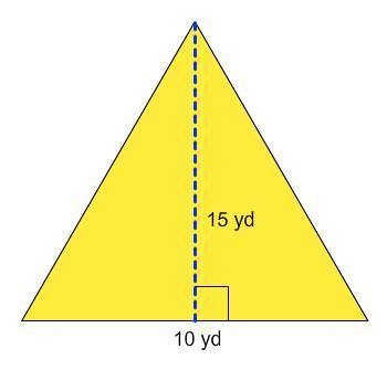 Derek wants to find the area of this triangle.    Which unit of measurement should-example-1