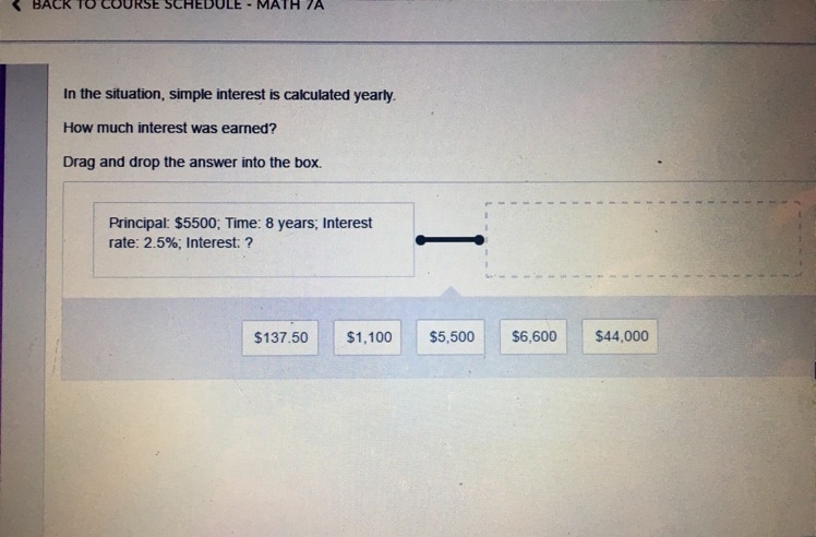 In the situation, simple interest is calculated yearly. How much interest was earned-example-1