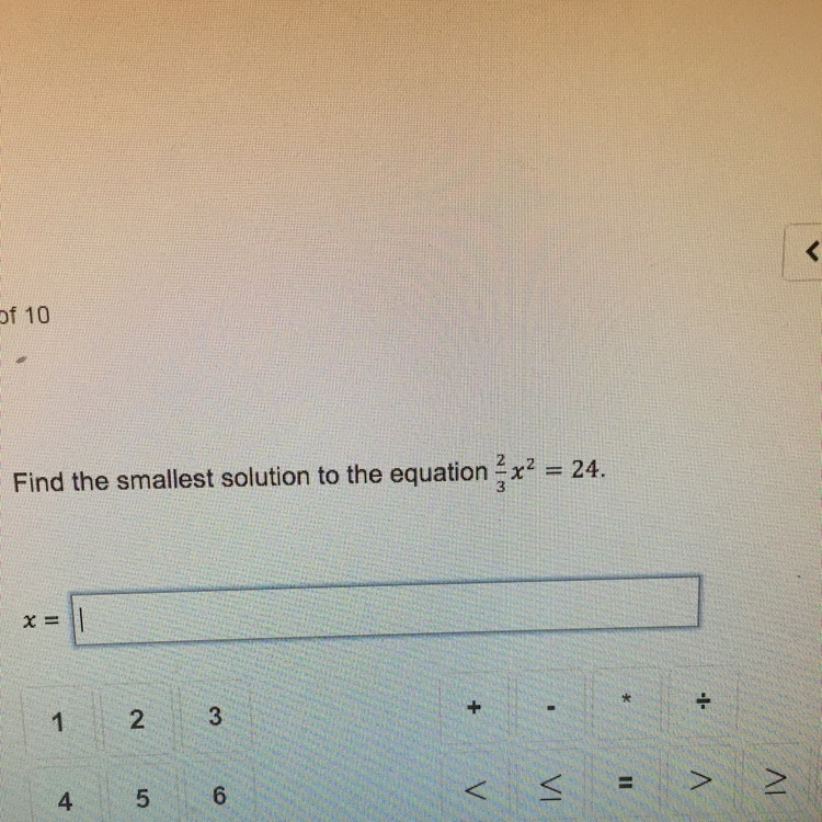 What's the smallest solution-example-1