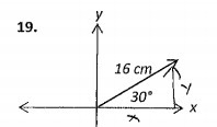 Find the horizontal and vertical (x and y) components of each of the vectors graphed-example-1