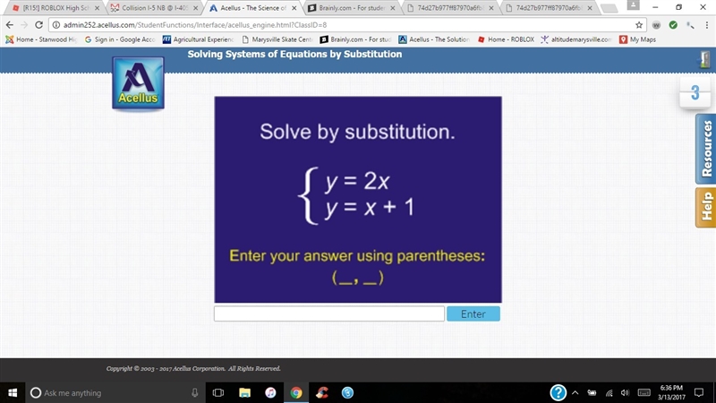 Solve by substitution Answer Now-example-1