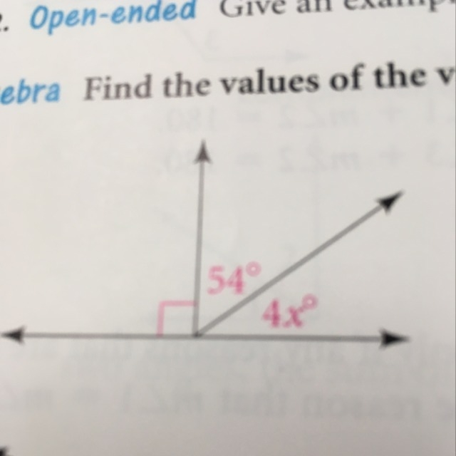 Find the values of the variables ( I have five more of these if you will help me pls-example-1