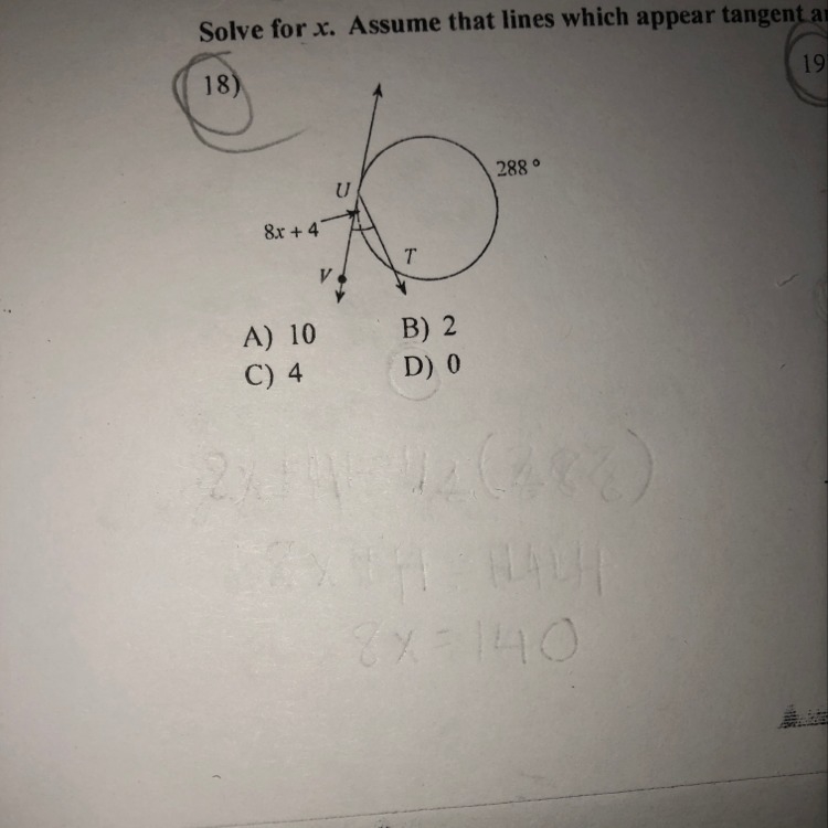 Need help with a geometry question, solving for x-example-1