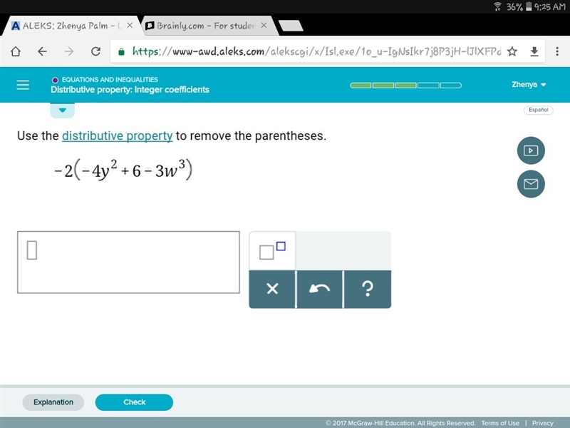 Distributive property: integer coefficients-example-1