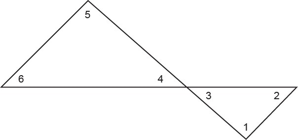 Given m1 = 79, m3 = 27, and m5 = 82, find the measure of the remaining angles-example-1