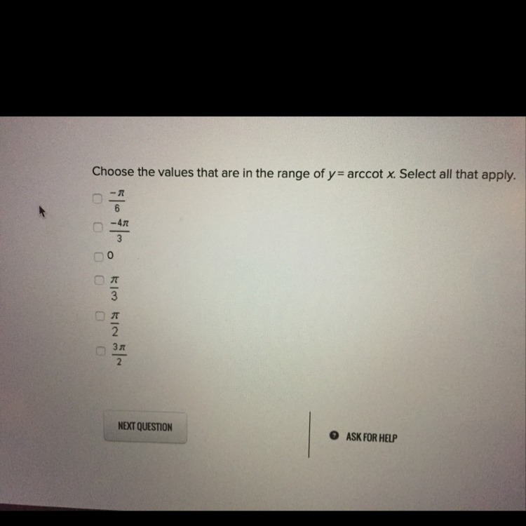 Choose the values that are in the range....-example-1