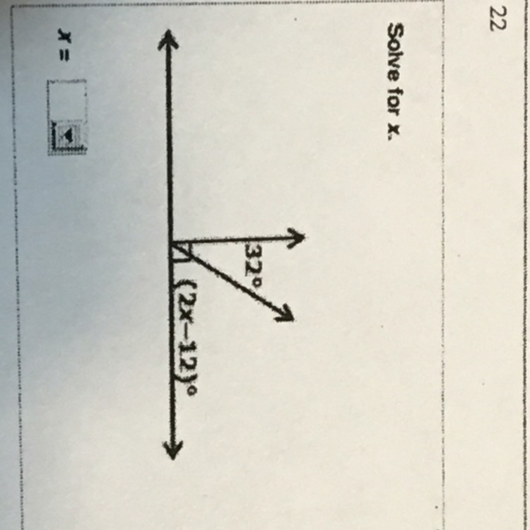 Solve for x Thank You☺️☺️☺️☺️☺️-example-1