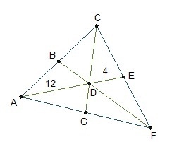 HELP PLS WITH 10TH GRADE GEOMTRY Based on the diagram, can point D be the centroid-example-1