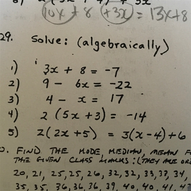 Please Help, Thanks! (Need them quick) 29. 1 to 5-example-1