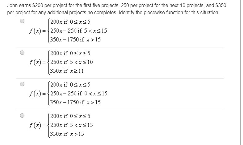 Identify the function for this situation.-example-1