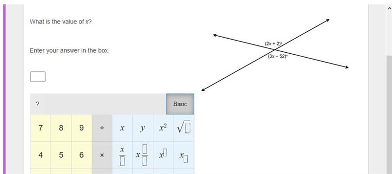 What is the value of x-example-1