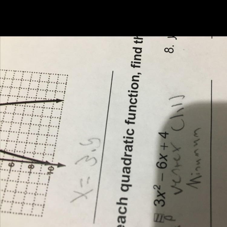 Help! You are supposed to find the direction, vertex, axis of symmetry and whether-example-1