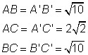 The image is the result of an isometric transformation of its pre-image because _____. a-example-1