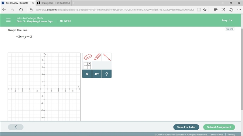 Can someone help me graph the line-example-1