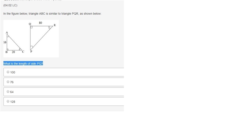 What is the length of side PQ?-example-1