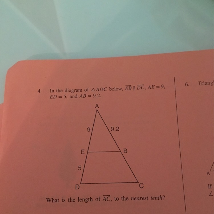 The length of ac to the nearest tenth-example-1