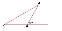 If ABC is an isosceles triangle with base , what is the measure of C?-example-1