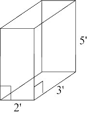 The total area of the rectangular prism shown is-example-1