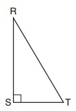 What object is formed when the following right triangle is rotated around leg RS? a-example-1