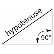 What is the hypotenuse of a triangle-example-1