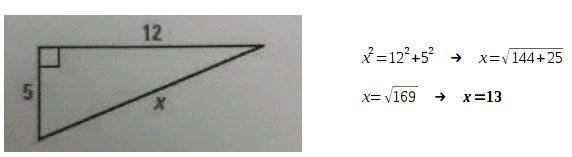 How do I find x using the Pythagorean theorem ?-example-1