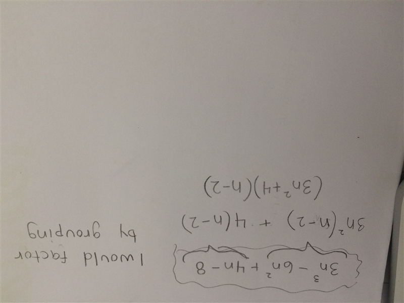 Factor 3n^3-6n^2+4n-8-example-1