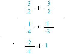 A complex fraction is a fraction of a fraction. A.True B.False-example-1