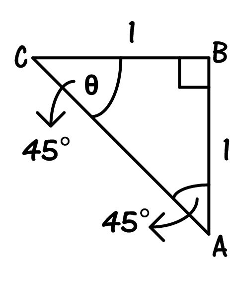 The point (1, −1) is on the terminal side of angle θ, in standard position. What are-example-2