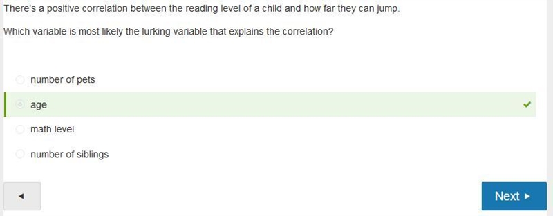 Which correlation is most likely a causation? A. the negative correlation between-example-2