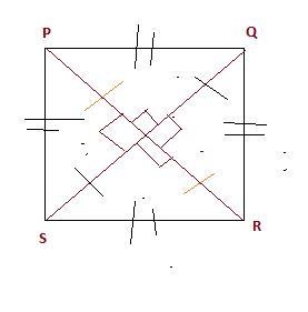 Which statement proves that the diagonals of square PQRS are perpendicular bisectors-example-1