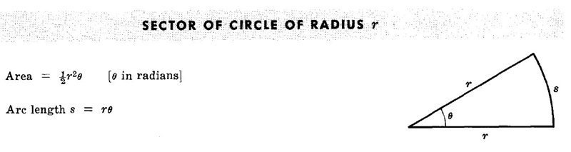 What is the area of a sector with radius 6" and measure of arc equal to 120°?-example-1