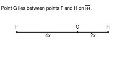 Point G lies between points F and H on . If the length of FH is 18 units, what is-example-1