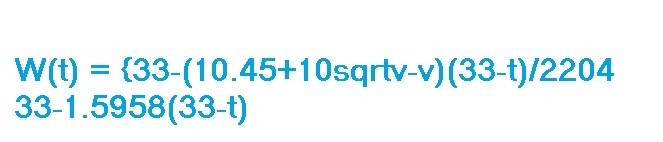 The wind chill factor represents the equivalent air temperature at a standard wind-example-1