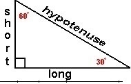 Using the technique in the model above, find the missing sides in this 30°-60°-90° right-example-1