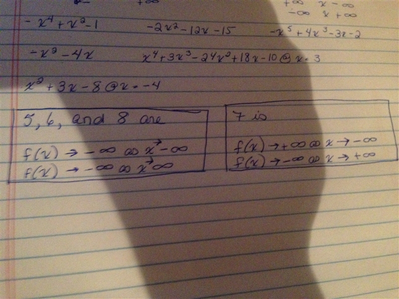 Sketch the general shape of each function. Then state the end behavior of the function-example-5