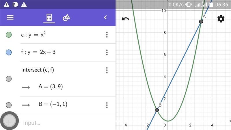 Which system of equations can be graphed to find the solution(s) to x2 = 2x + 3? A-example-1