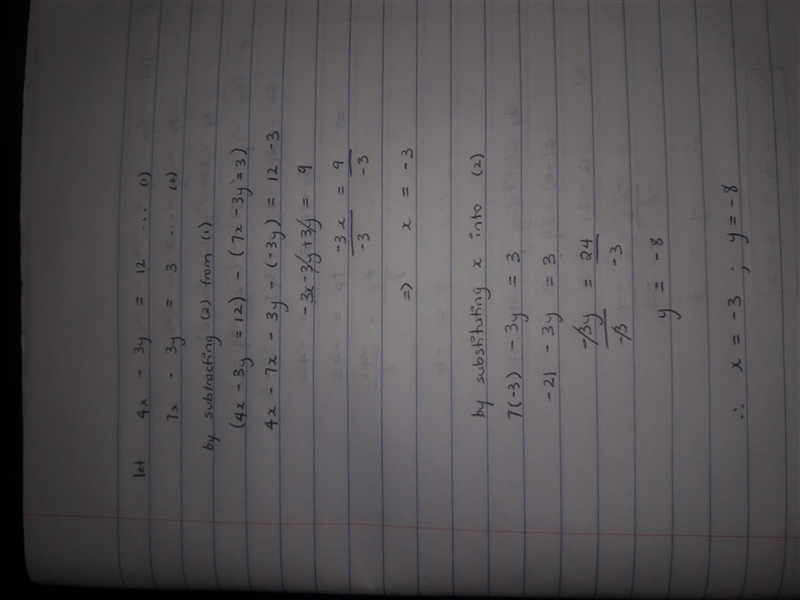 Hi! I would like some help on these questions please? Solve the system of equations-example-2