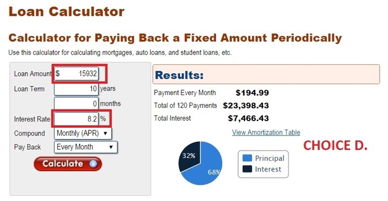 Brianna is considering taking out a loan. She estimates that she can afford monthly-example-5