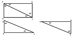 Linnea has drawn a line from one corner of a rectangle to the opposite corner. The-example-1